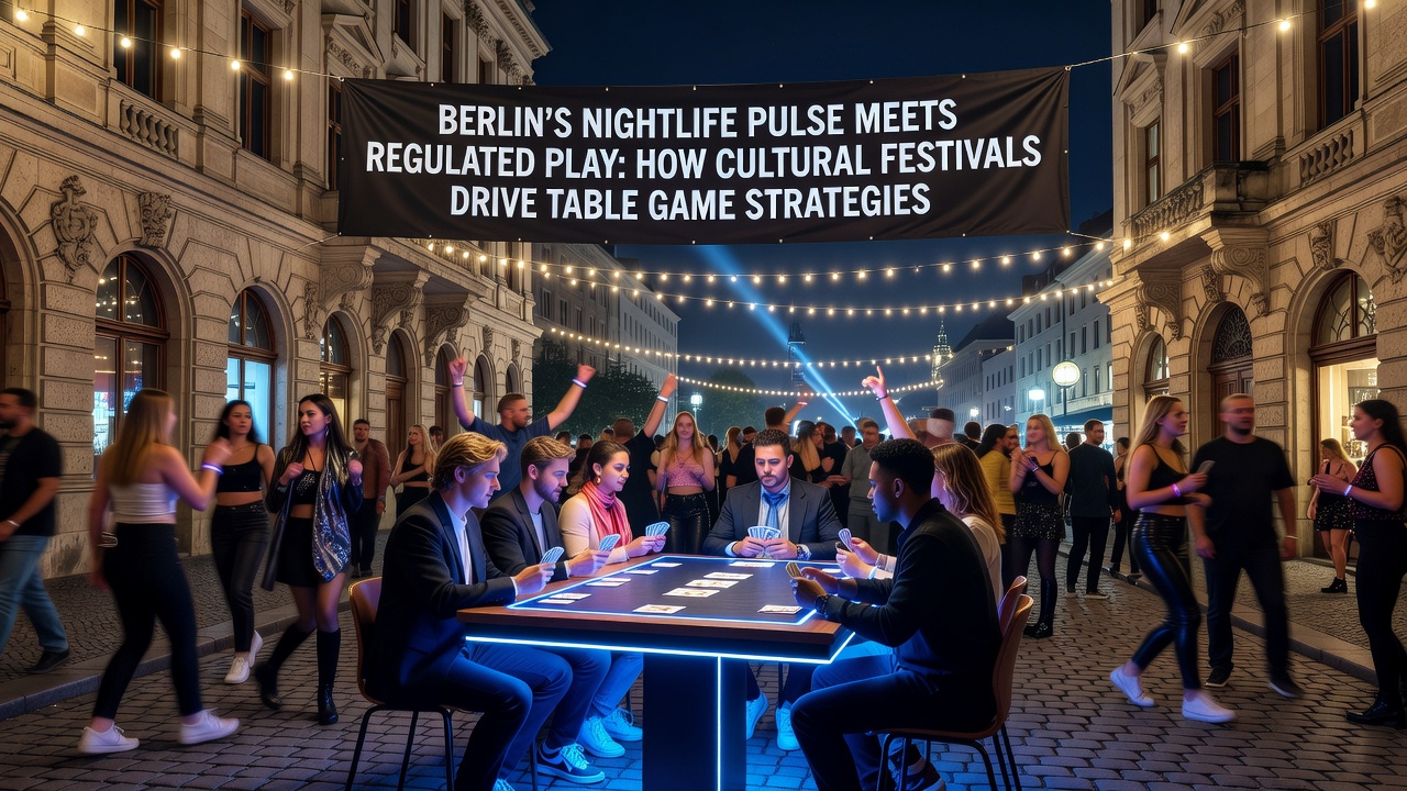 Automatisierte Walzen und Tischspiele in Berliner Spielstätten während Festivals