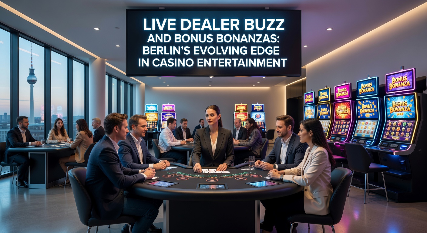 Ein dynamisches Live-Dealer-Setup in einem Berliner Casino-Studio mit Roulette-Tisch und Croupiers in Aktion