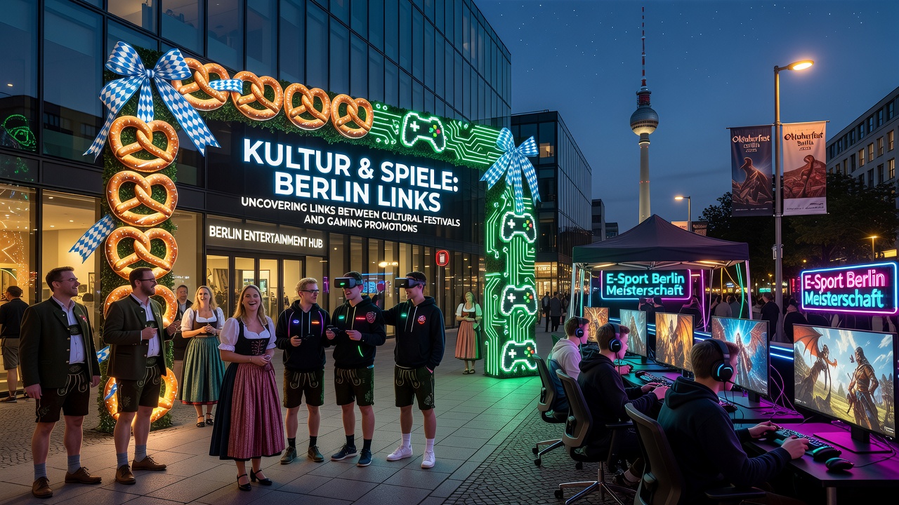 Kulturelle Veranstaltungen und Gaming-Promotions in Berliner Unterhaltungszentren