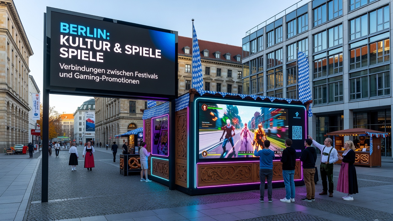 Saisonale Gaming-Aktionen während Berliner Kulturfesten